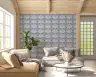 Art Deco Ocean Wave and Shell Wallpaper 8