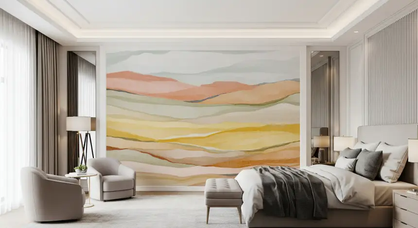Earthen Horizon Serenity Wall Mural