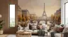 Eiffel Tower Autumn River View Wall Mural 7