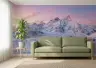 Snowy Mountain Sunrise Wall Mural 6