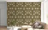 Vintage Botanical Tulip Pattern Wallpaper in Sage Green 6