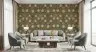 Vintage Botanical Tulip Pattern Wallpaper in Sage Green 7
