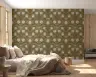 Vintage Botanical Tulip Pattern Wallpaper in Sage Green 8