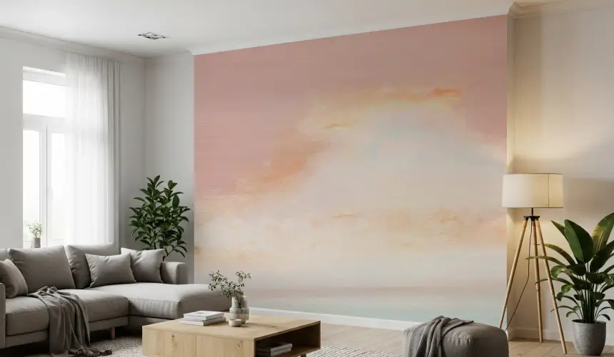 Ethereal Pastel Horizon Wall Mural