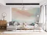 Soft Pastel Hues Abstract Brushstroke Wall Mural 6
