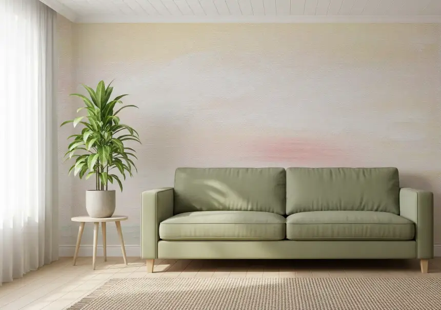 Soft Blush Landscape Wall Mural