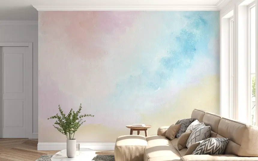 Ethereal Pastel Sky Wall Mural