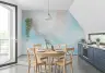 Dreamy Watercolour Cloud Abstract Wall Mural 6