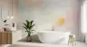 Subtle Watercolour Pastel Abstract Wall Mural 7