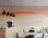 Blush Horizon Abstract Wall Mural 6