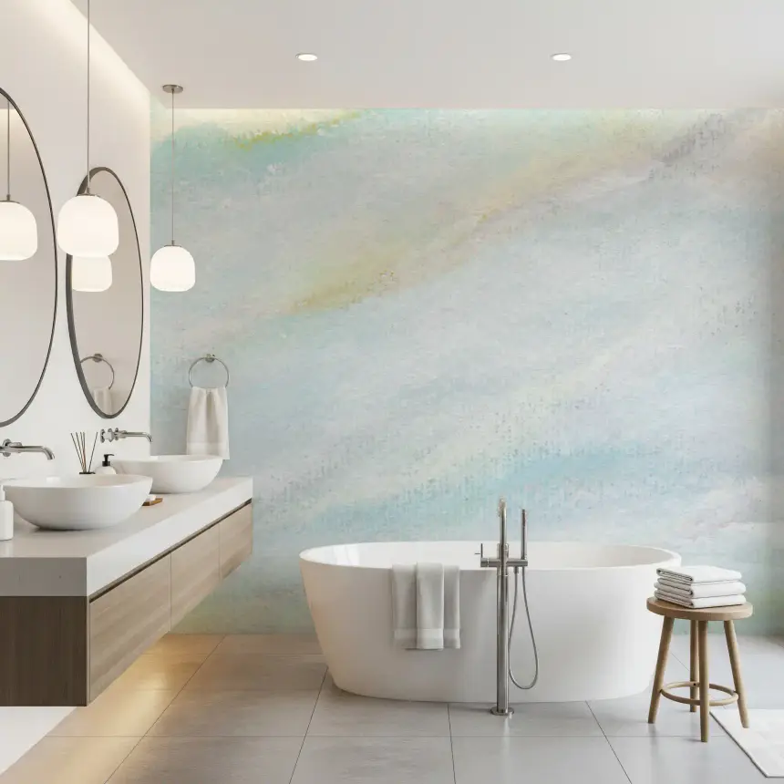 Ethereal Wash of Sky Wall Mural