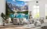 Majestic Turquoise Lake Mountain Landscape Wall Mural 8