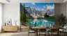 Majestic Turquoise Lake Mountain Landscape Wall Mural 6