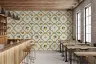 Mediterranean Citrus and Olive Trellis Wallpaper 8