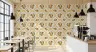 Vibrant Orange Grove Quatrefoil Wallpaper 8