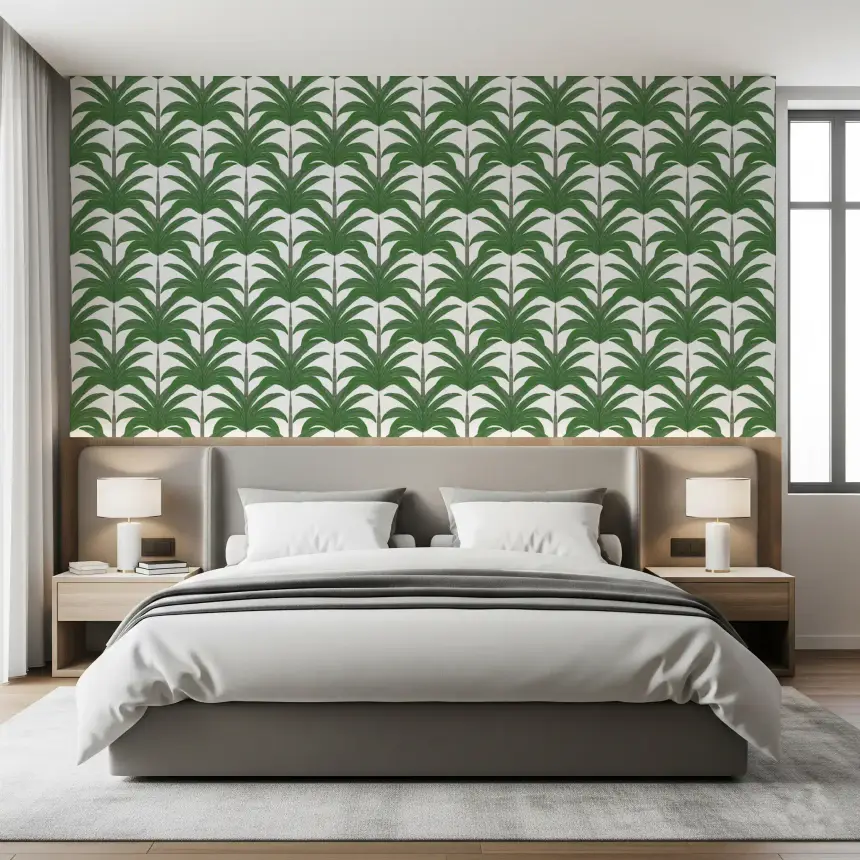 Tropical Frond Rhythm Wallpaper