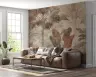Earthy Tropical Palm Leaves Wall Mural 6