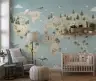 World Map Animal Adventure Wallpaper 7