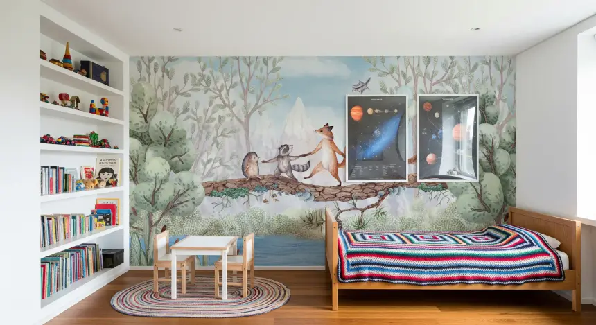 Animal Adventure Wall Mural