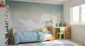 Dreamy Cloud and Star Sky Kids' Wall Mural 8
