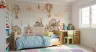 Whimsical Town Animals Kids Wall Mural 8