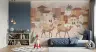 Whimsical Desert Town & Camels Wall Mural 7