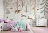 Woodland Animals and Trees Wall Mural 6