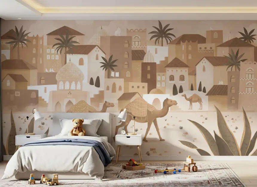 Desert Dreams Mono Wall Mural