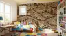 Whimsical Woodland Animals Silhouette Wall Mural 8