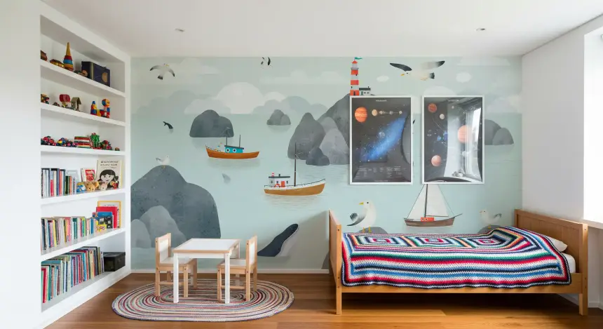 Seaside Stories Wall Mural