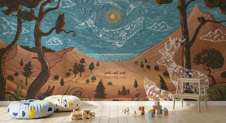 Spirit Night Wall Mural