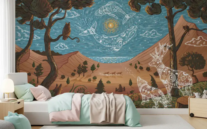Spirit Night Wall Mural