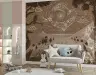 Brown Mystical Forest Wildlife Wall Mural 7