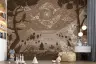 Brown Mystical Forest Wildlife Wall Mural 8