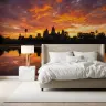 Angkor Wat Sunset Reflection Wall Mural 6