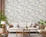 Elegant Blue Floral Cherry Blossom Wallpaper 6