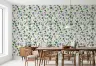 Watercolor Violet Floral Pattern Wallpaper 8