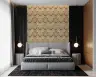 Earthy Art Deco Fan Fronds Wallpaper 7