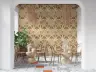 Earthy Art Deco Fan Fronds Wallpaper 6