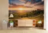 Rolling Hills Tuscan Golden Hour Wall Mural 7