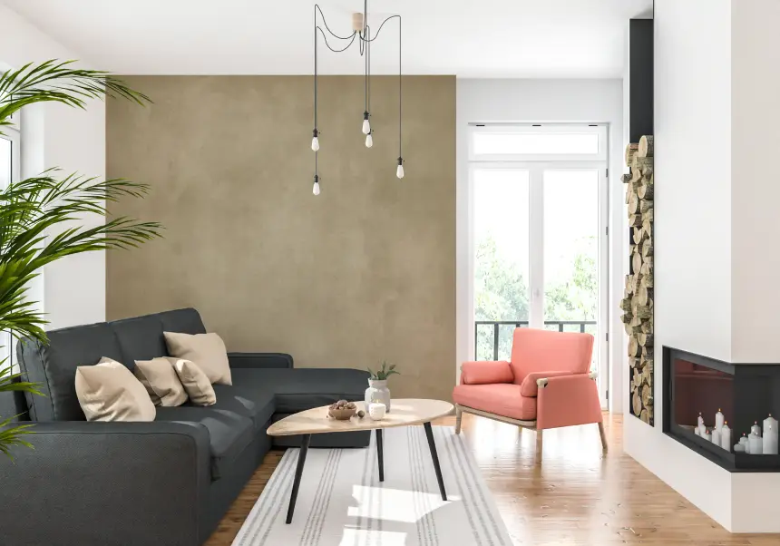Dirty Paper - Chamois Wall Mural