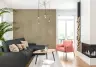 Warm Beige Textured Finish Wall Mural 8