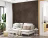 Sophisticated Dark Brown Distressed Texture Wall Mural 8