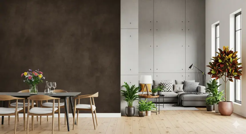 Dirty Paper - Chocolate Wall Mural