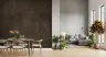 Sophisticated Dark Brown Distressed Texture Wall Mural 6
