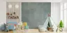 Subtle Sage Green Concrete Effect Wall Mural 7