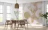 Soft Abstract Brushstroke Circles Wall Mural 7