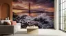 Dramatic Golden Gate Sunset Waves Wall Mural 7