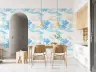 Serene Abstract Blue Watercolour Flow Wallpaper 6