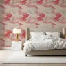 Abstract Blush and Coral Flow Pattern Wallpaper 7
